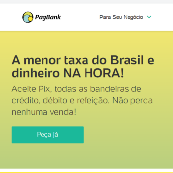 PagSeguro – Criar uma conta